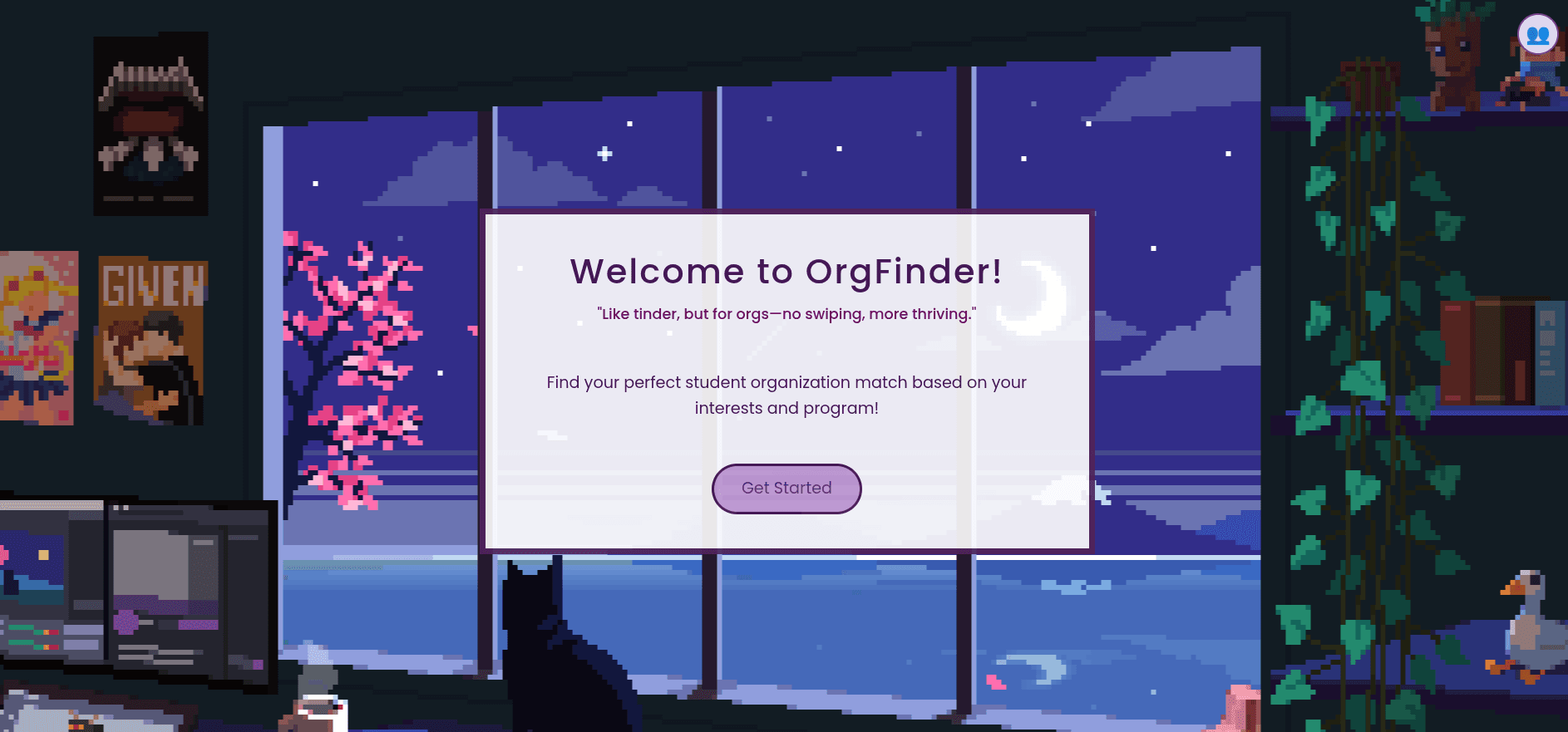PUPOrgFinder interface